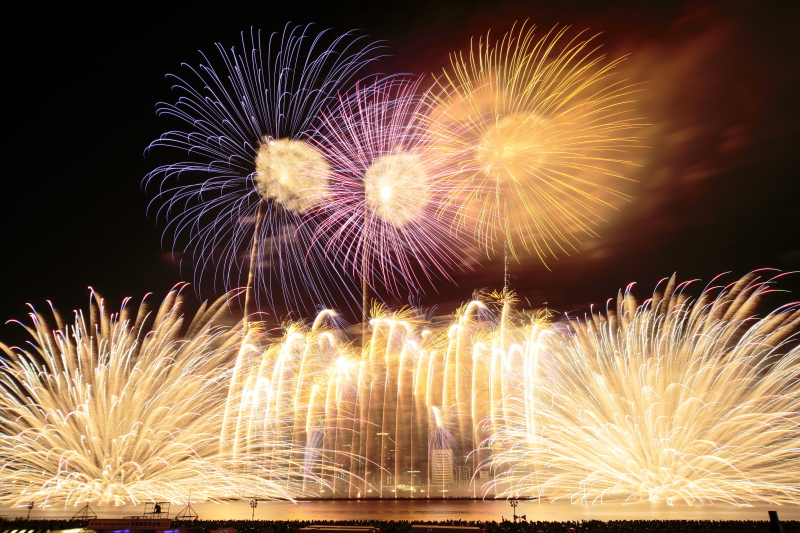 淀川花火の写真